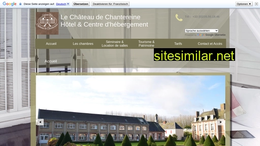 chateaudechantereine.fr alternative sites
