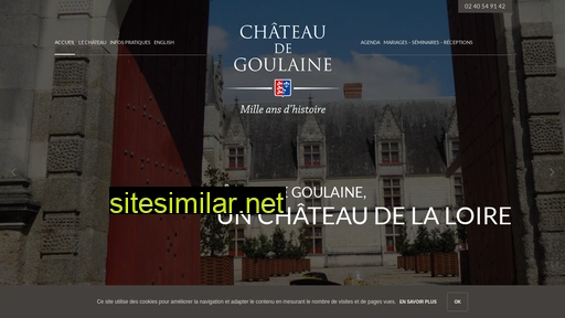 chateaudegoulaine.fr alternative sites