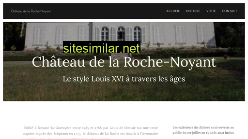 chateaudelarochenoyant.fr alternative sites