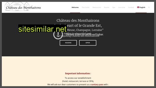 chateaudesmonthairons.fr alternative sites