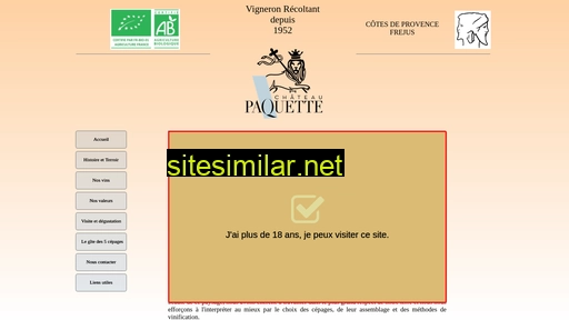 chateaupaquette.fr alternative sites