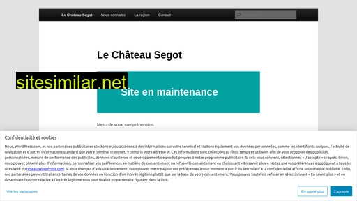 chateausegot.fr alternative sites