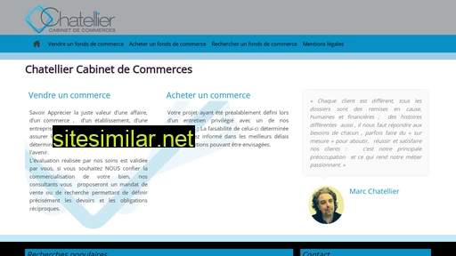 Chatellier-commerces similar sites