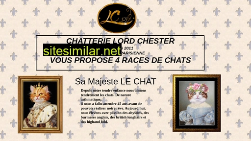 chatteriedelordchester.fr alternative sites