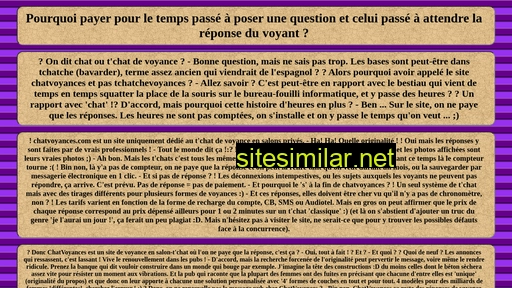 chatvoyances.fr alternative sites