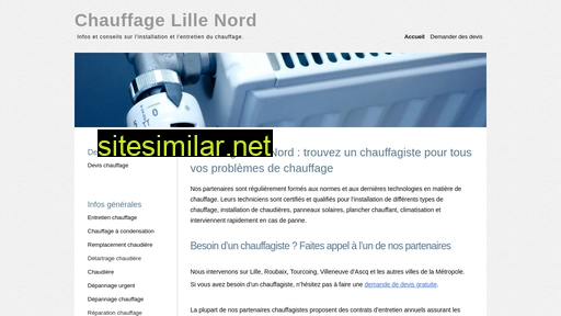 Chauffage-lille-nord similar sites
