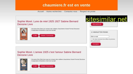 chaumiere.fr alternative sites