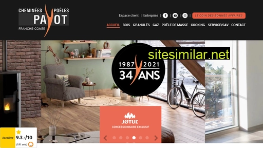 cheminees-payot.fr alternative sites