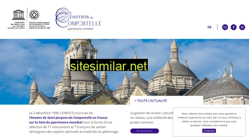 cheminscompostelle-patrimoinemondial.fr alternative sites