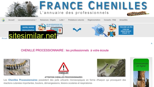 chenilles-processionnaires.fr alternative sites