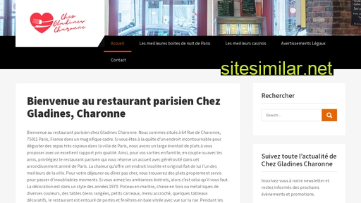 chezgladines-charonne.fr alternative sites