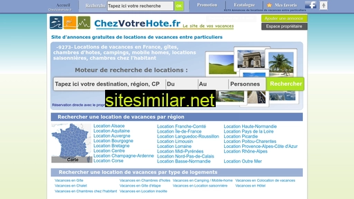 chezvotrehote.fr alternative sites