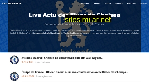 chelseablues.fr alternative sites