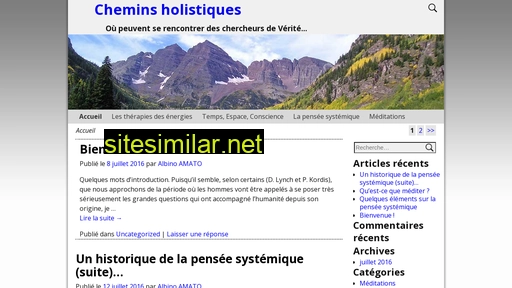 cheminsholistiques.fr alternative sites