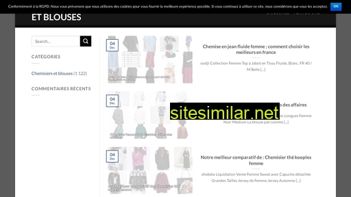 Chemisiers-blouses similar sites