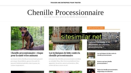 chenilleprocessionnaire.fr alternative sites