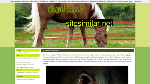 cheval-espoir.fr alternative sites
