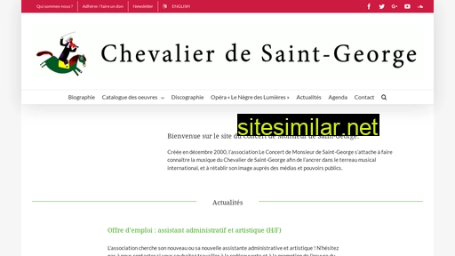 chevaliersaintgeorge.fr alternative sites