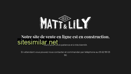 chezmattetlily.fr alternative sites