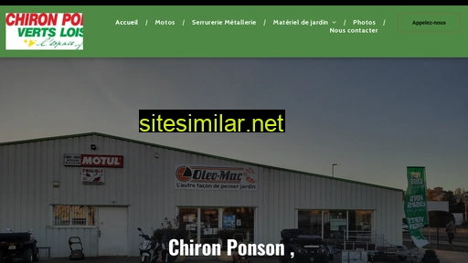 Chiron-ponson-metallerie-motoculture similar sites