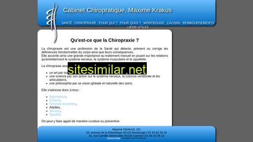 chiropracteur-92.fr alternative sites