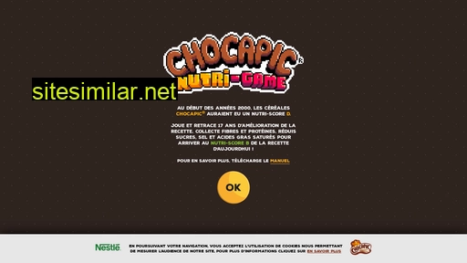 chocapic-nutri-game.fr alternative sites