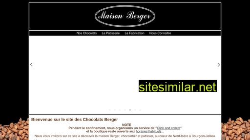 chocolat-berger.fr alternative sites