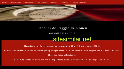choeursagglo-rouen.fr alternative sites