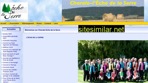 chorale-echodelaserre.fr alternative sites