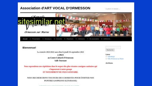 chorale-vivavoce-ormesson.fr alternative sites