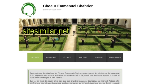 choeur-emmanuel-chabrier.fr alternative sites