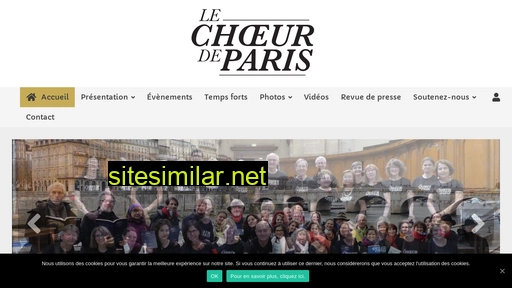 choeurdeparis.fr alternative sites