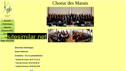 choeurdesmarais.free.fr alternative sites