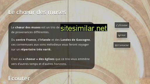 choeurdesmuses.fr alternative sites