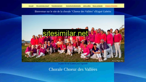 Choeurdesvallees similar sites