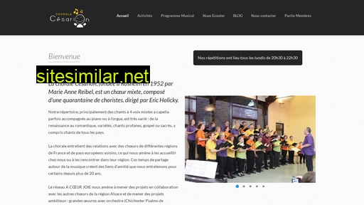 chorale-cesarion.fr alternative sites