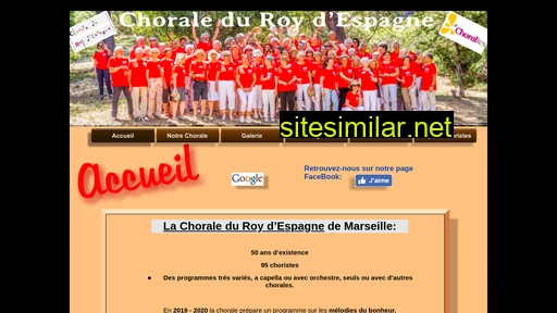 choraleduroydespagne.fr alternative sites