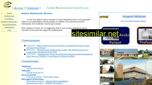 ch-saintcalais.fr alternative sites