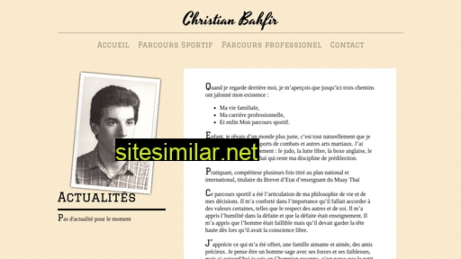 christianbahfir.fr alternative sites