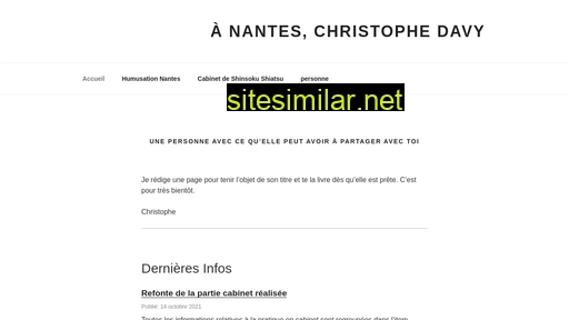 christophedavy.fr alternative sites