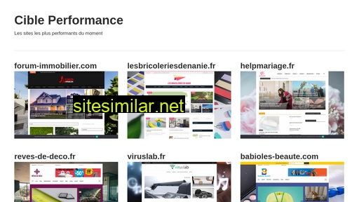 cible-performance.fr alternative sites