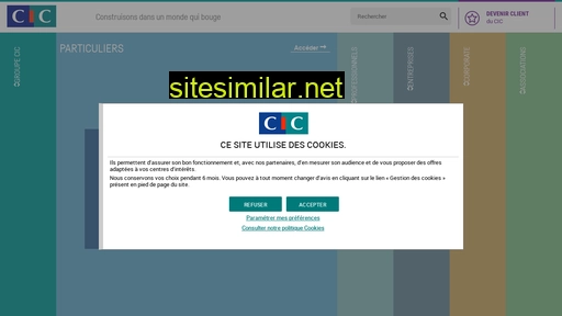 cic.fr alternative sites