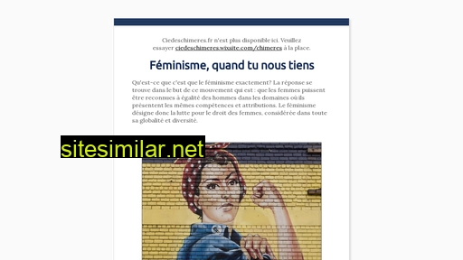 ciedeschimeres.fr alternative sites