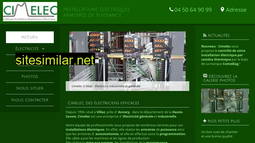 cimelec-electricite.fr alternative sites