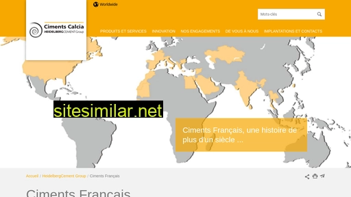 ciments-calcia.fr alternative sites