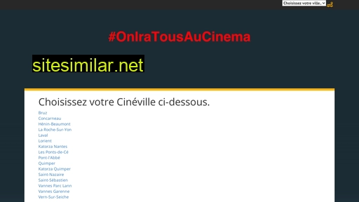 cineville.fr alternative sites