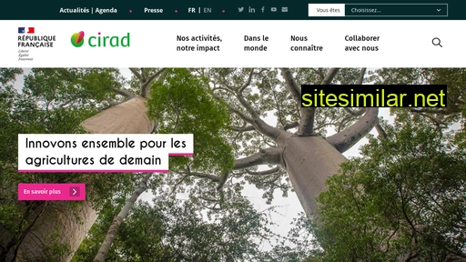 cirad.fr alternative sites