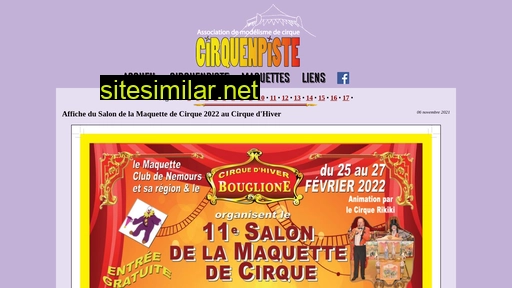 cirquenpiste.fr alternative sites