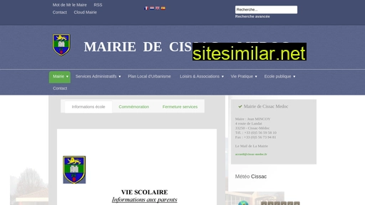 cissac-medoc.fr alternative sites