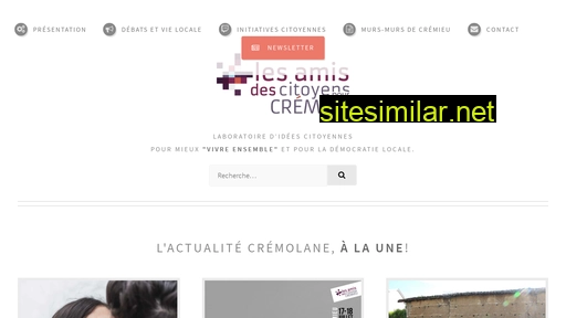 citoyenspourcremieu.fr alternative sites